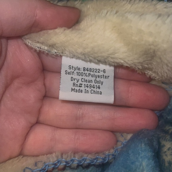 Johnny Was BIYA Shellinay Hooded Sherpa Fleece Open Front Cardigan Wrap Sweater - Picture 10 of 13